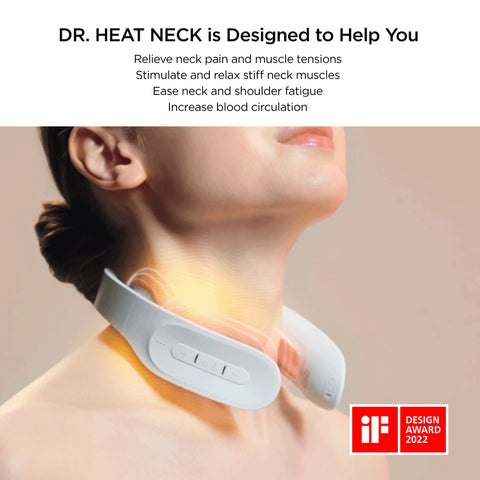 Mytrex Dr.Heat Neck Masajeador de cuello negro con EMS y calor