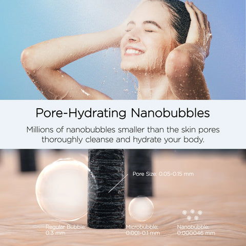 Mytrex HiHo Fine Bubble +e Cabezal de ducha SPA con burbujas y microcorriente