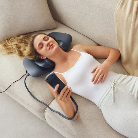 Masajeador con tracción de cuello, EMS y calor Mytrex Medi Neck