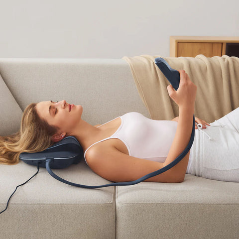 Masajeador con tracción de cuello, EMS y calor Mytrex Medi Neck